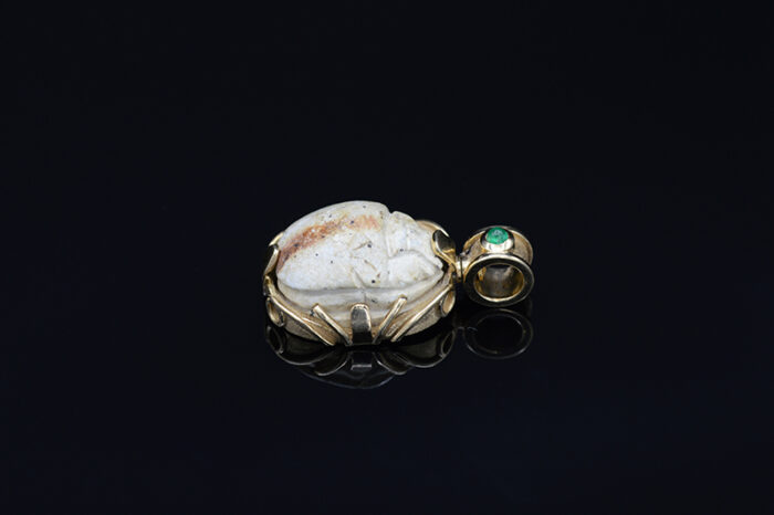 Colgante con Escarabajo Egipcio Antiguo Auténtico