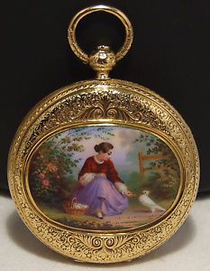 Patek-Philippe de 1852 de oro esmaltado